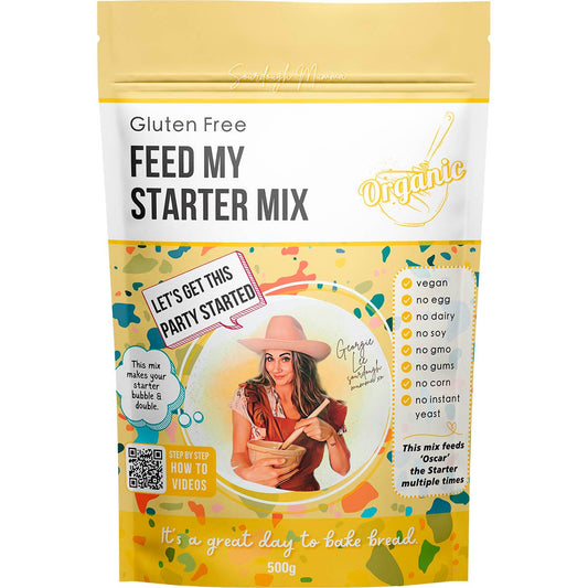 SOURDOUGH MUMMA Feed My Starter Kit Gluten Free 500g - Cutprice Online