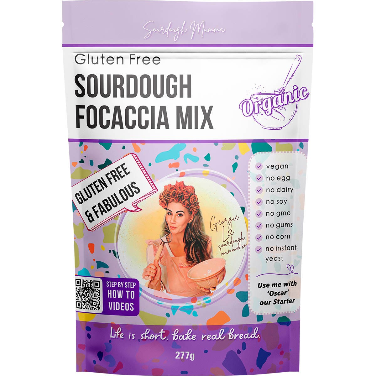 SOURDOUGH MUMMA Sourdough Focaccia Mix Gluten Free 277g - Cutprice Online