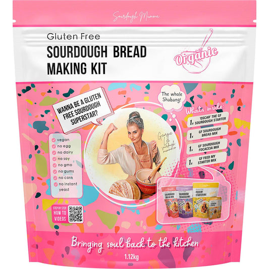 SOURDOUGH MUMMA Sourdough Bread Making Kit Gluten Free 1.12kg - Cutprice Online