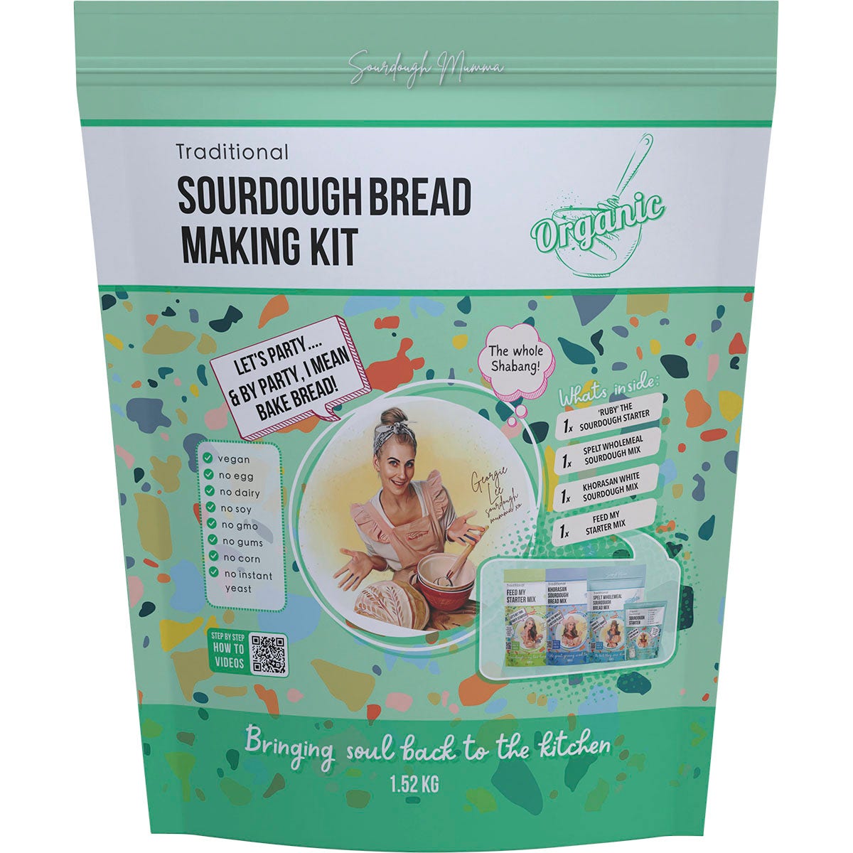 Sourdough Mumma Sourdough Bread Making Kit Traditional 1.52kg - Cutprice Online