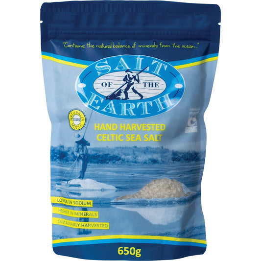 Salt Of The Earth Hand Harvested Celtic Sea Salt Coarse 650g - Cutprice Online