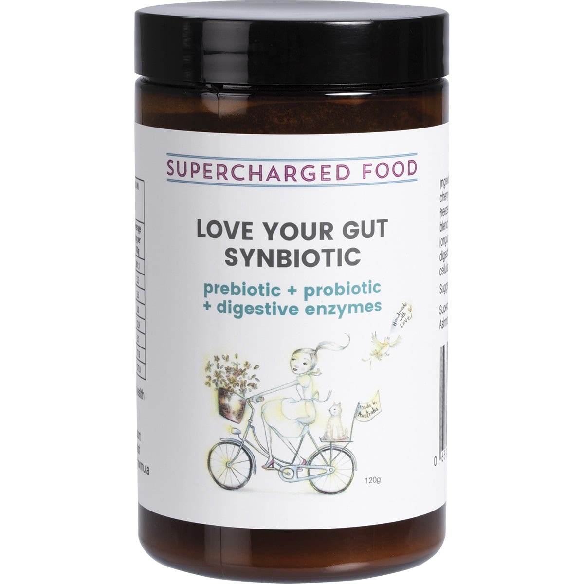 Supercharged Food Love Your Gut Synbiotic Powder Pre/Probiotic 120g - Cutprice Online
