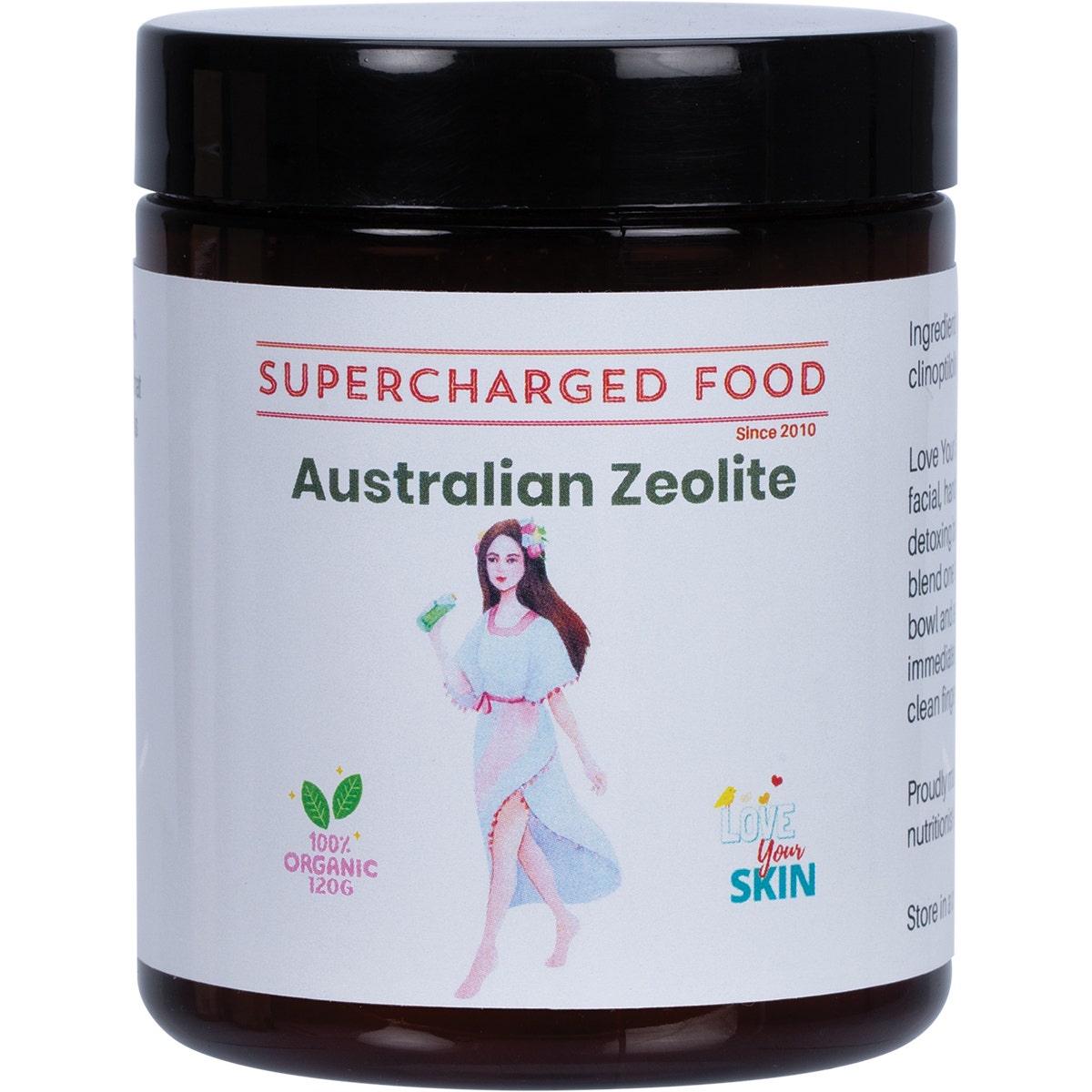 Supercharged Food Australian Zeolite Powder 120g - Cutprice Online