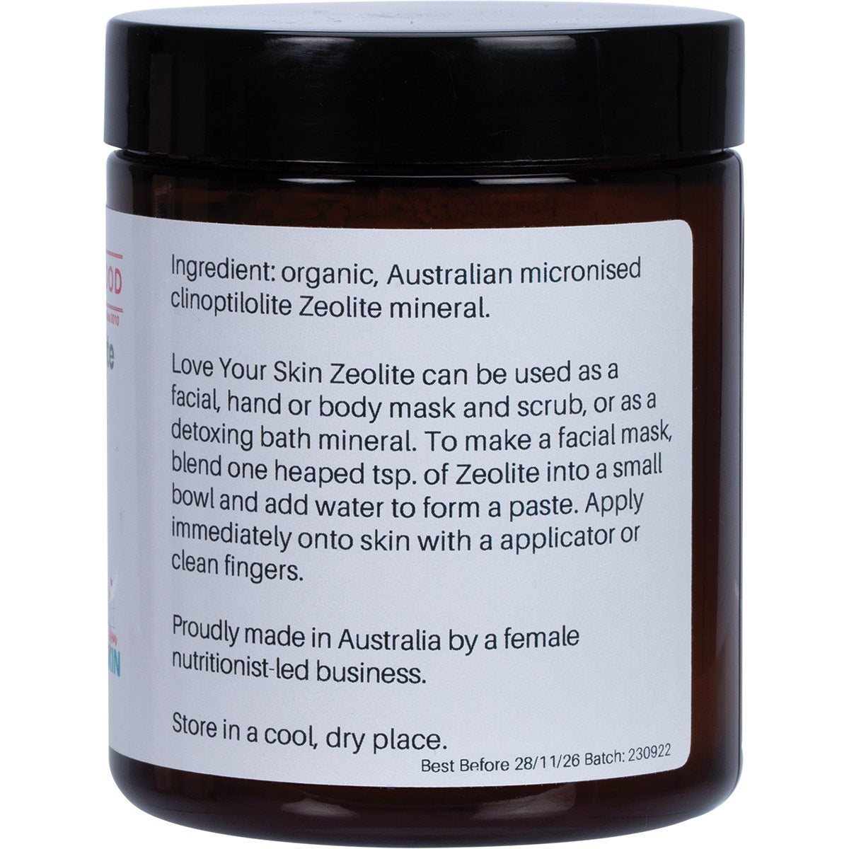 Supercharged Food Australian Zeolite Powder 120g - Cutprice Online