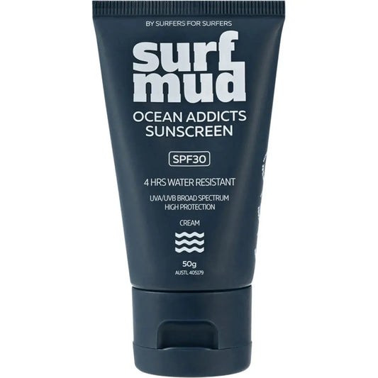 SURFMUD Natural Zinc Sunscreen SPF 30 50g SURFMUD