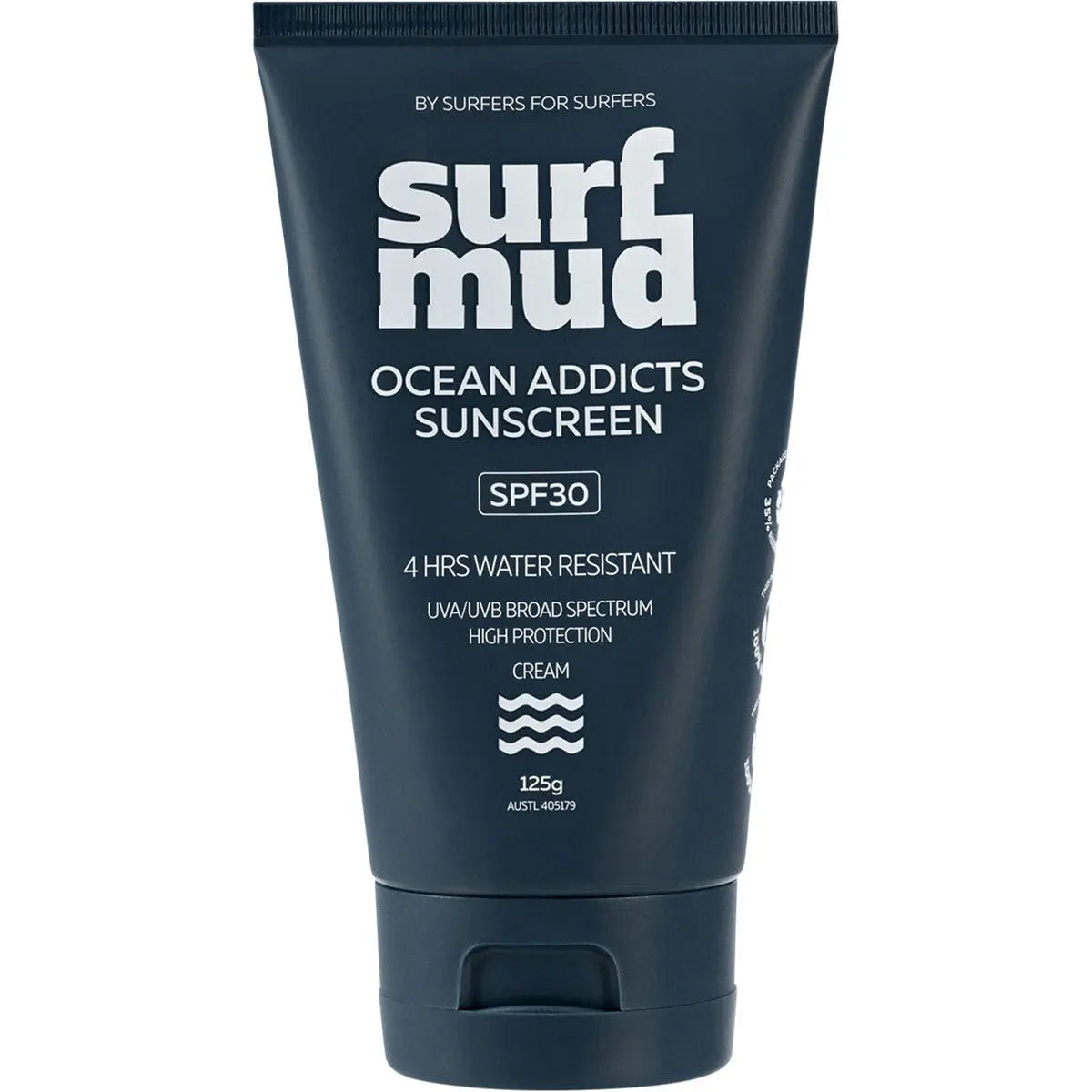 SURFMUD Natural Zinc Sunscreen SPF 30 125g SURFMUD