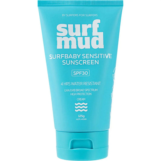 SURFMUD Surf Baby Natural Zinc Sunscreen SPF 30 125g SURFMUD