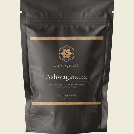 Superfeast Ashwagandha 240 Hard Capsules - Cutprice Online