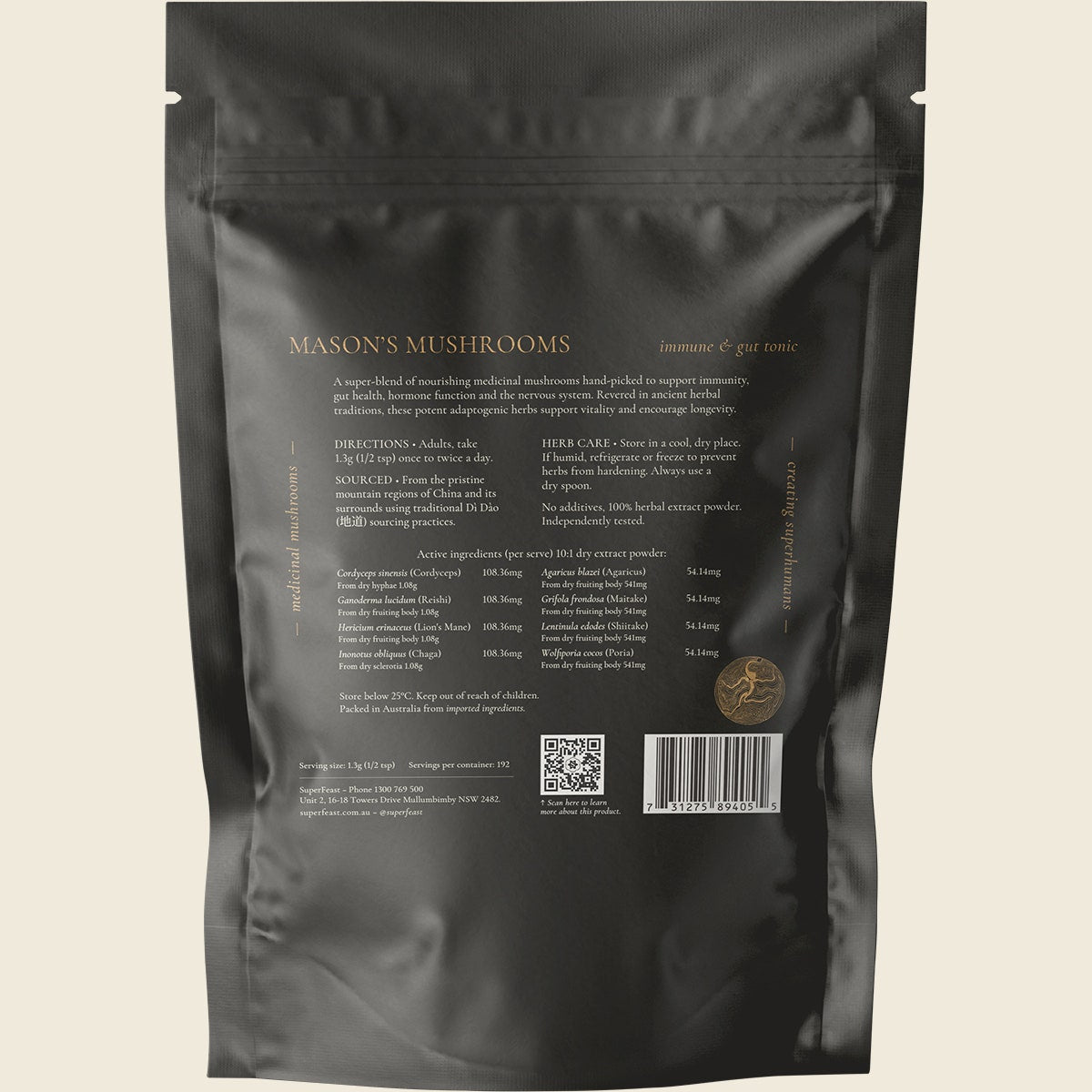 Superfeast Mason's Mushrooms 250g - Cutprice Online
