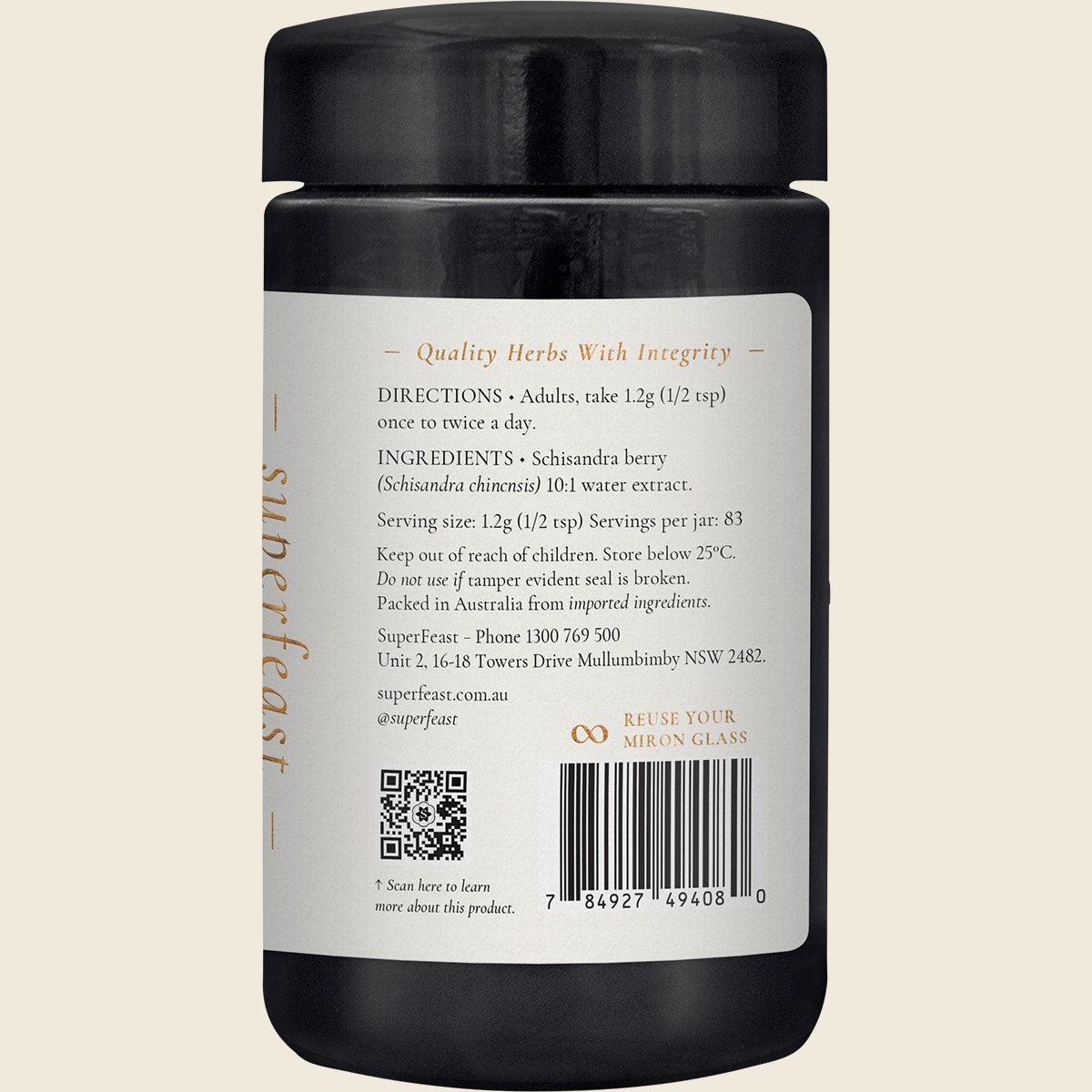 Superfeast Schisandra 100g - Cutprice Online