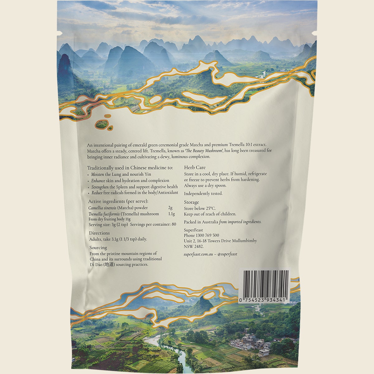 SuperFeast Tremella Matcha 250g
