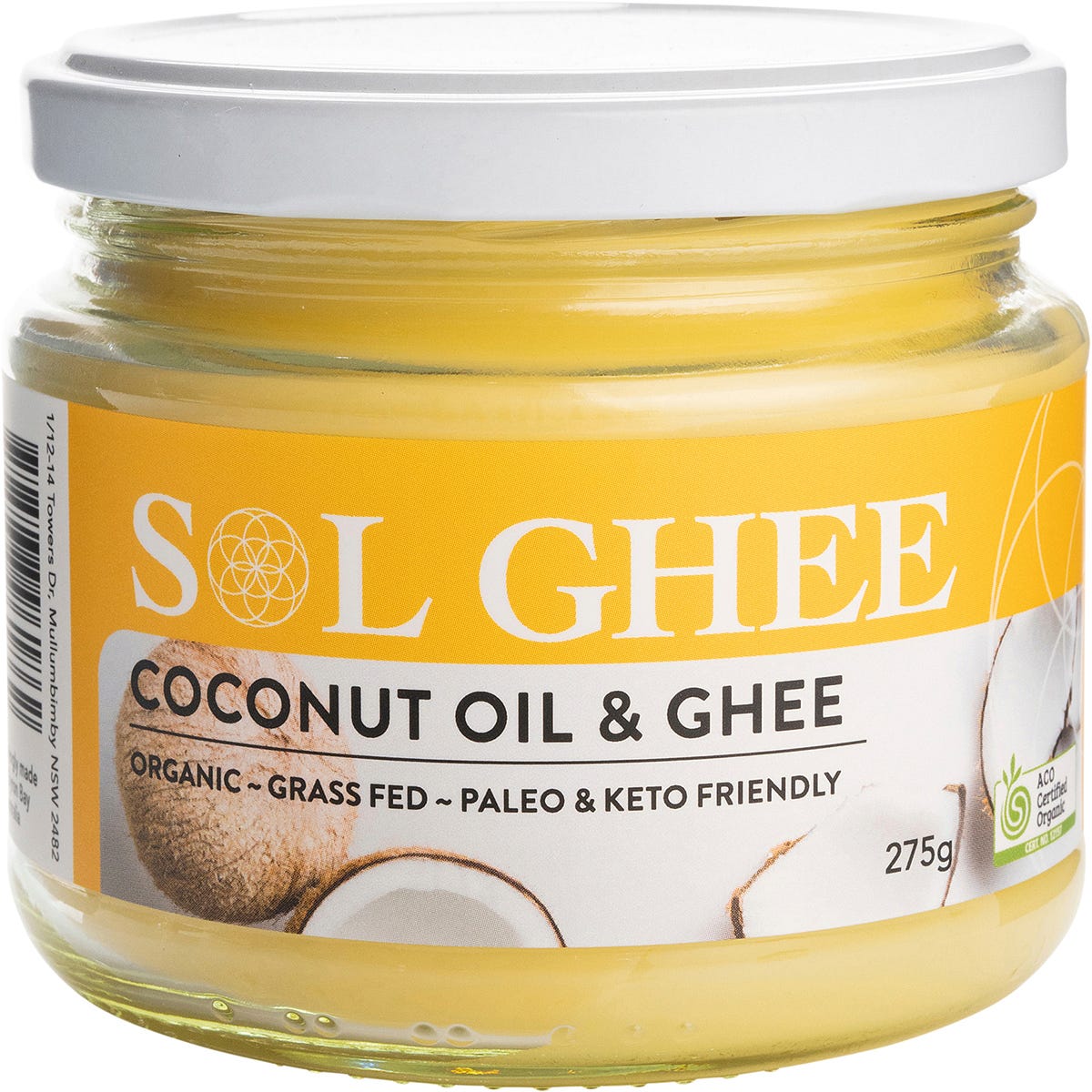 SOL ORGANICS Coconut Oil & Ghee 275g - Cutprice Online