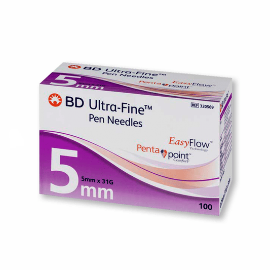 Embecta BD Needles Ultra Fine Pen Needle 31g X 5mm 100 Needles