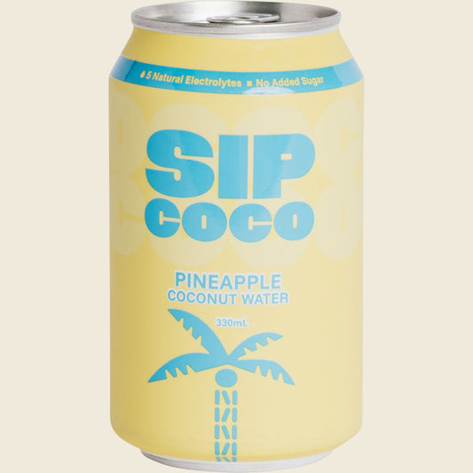 SIP COCO Pineapple Coconut Water Can 12x330ml