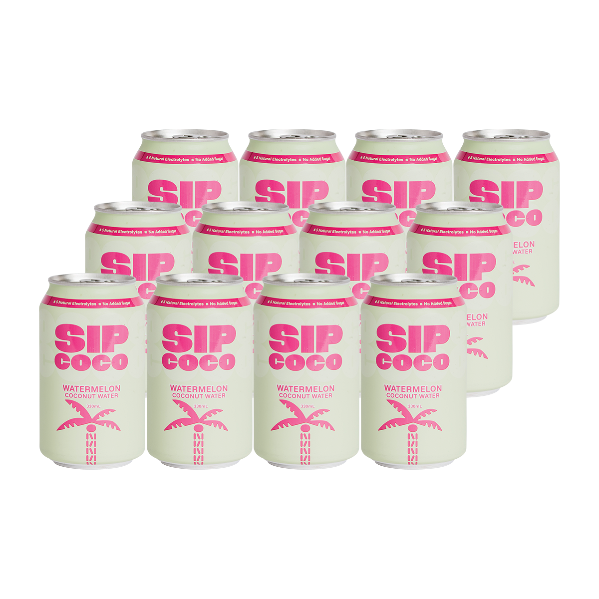 Sip Coco Watermelon Coconut Water 330ml x 12 Pack