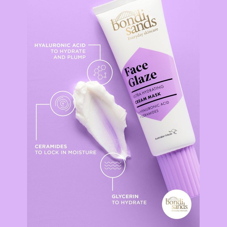 Bondi Sands Everyday Skincare Face Glaze Ultra Hydrating Cream Mask 75ml - Cutprice Online