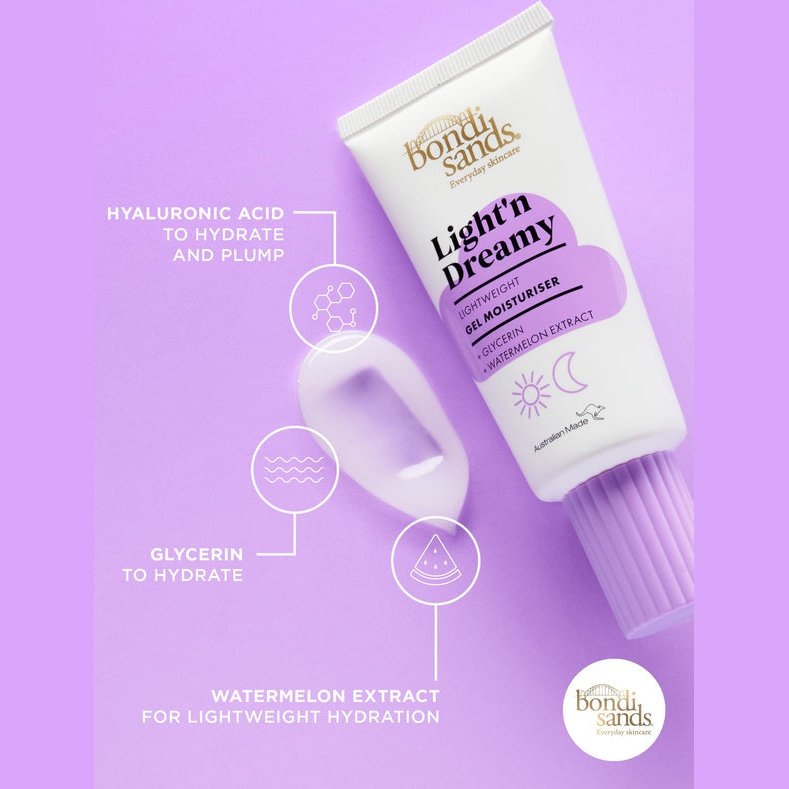 Bondi Sands Everyday Skincare Light'n Dreamy Lightweight Gel Moisturiser 50ml - Cutprice Online
