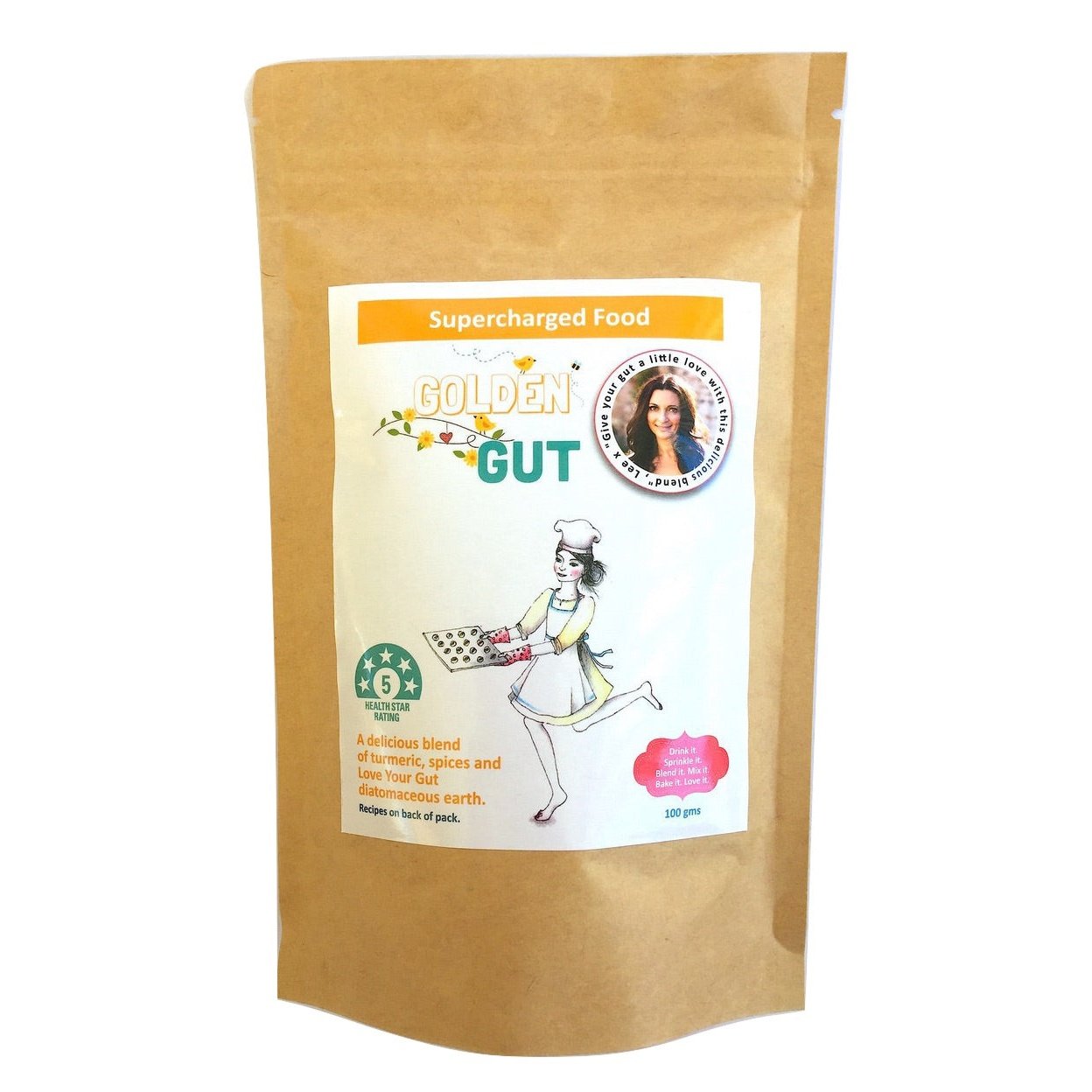 Supercharged Food Golden Gut Blend 100g - Cutprice Online
