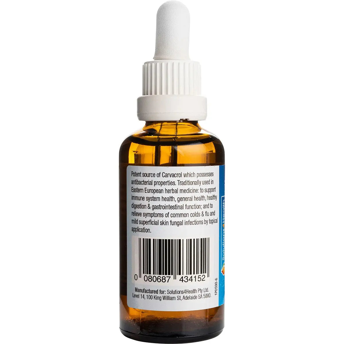 SOLUTIONS 4 HEALTH Oil Of Wild Oregano 50ml SOLUTIONS 4 HEALTH