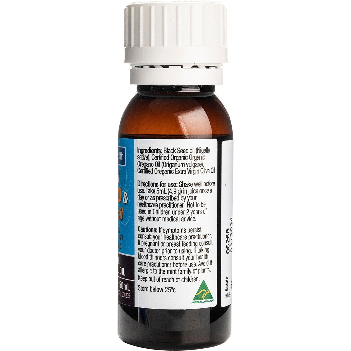 Solutions 4 Health Oil of Wild Oregano & Black Seed Oil 50ml - Cutprice Online