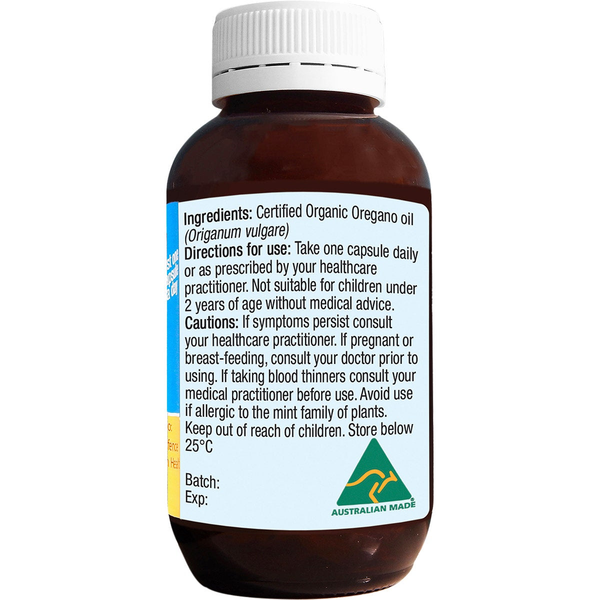 SOLUTIONS 4 HEALTH Oil of Wild Oregano VegeCaps 120 Caps - Cutprice Online