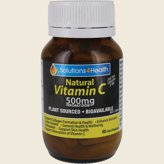 Solutions 4 Health Natural Vitamin C 60 Caps