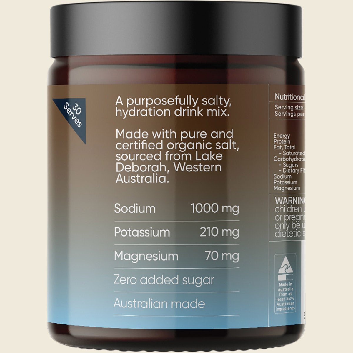 Sodii Everyday Hydration Salts Salty Chocolate 185g