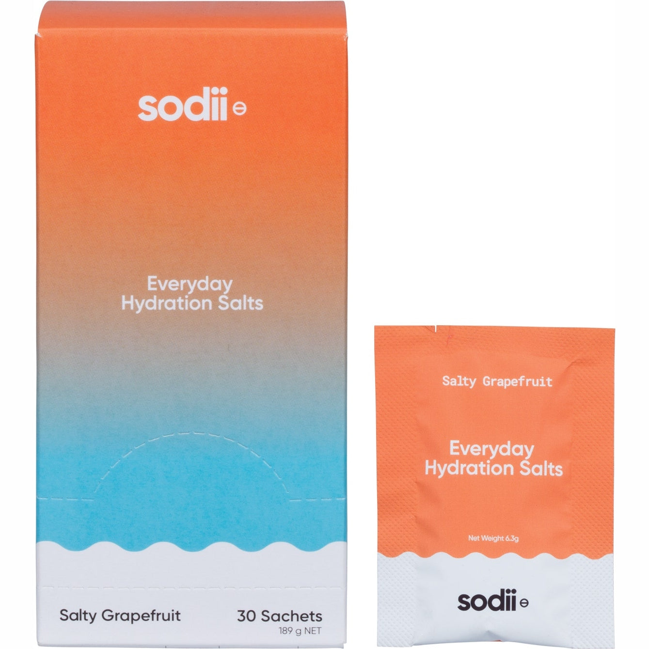 Sodii Everyday Hydration Salts Salty Grapefruit 30pk - Cutprice Online