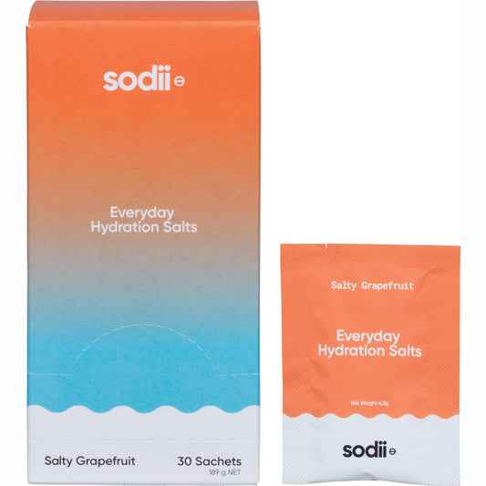 Sodii Everyday Hydration Salts Salty Grapefruit 30pk - Cutprice Online