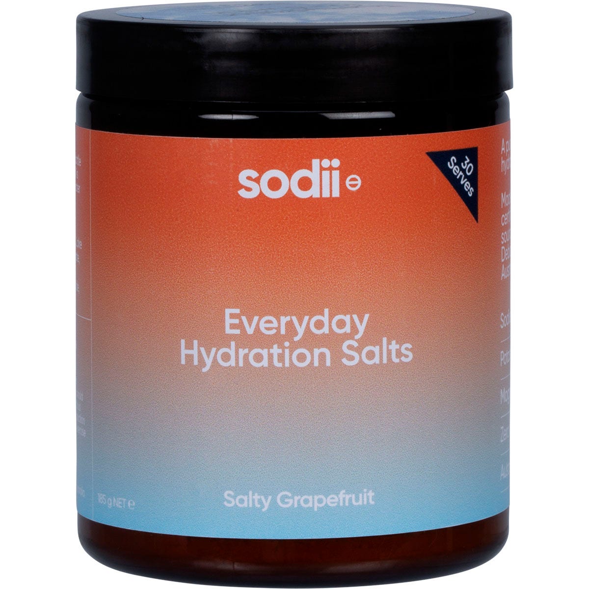 Sodii Everyday Hydration Salts Salty Grapefruit 185g - Cutprice Online