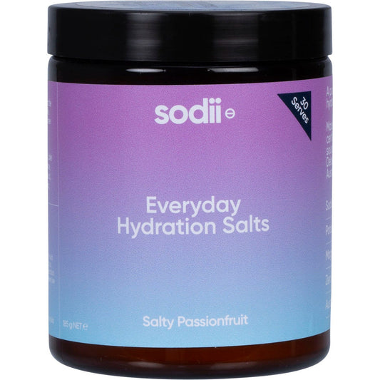 Sodii Everyday Hydration Salts Salty Passionfruit 185g - Cutprice Online