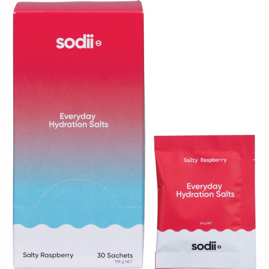 Sodii Everyday Hydration Salts Salty Raspberry 30pk - Cutprice Online