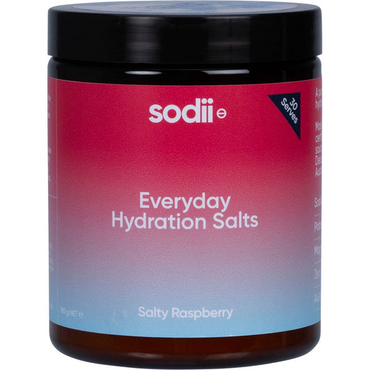 Sodii Everyday Hydration Salts Salty Raspberry 185g - Cutprice Online