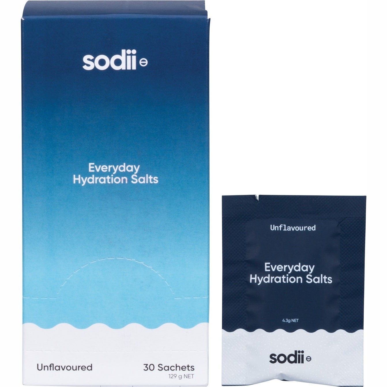 Sodii Everyday Hydration Salts Unflavoured 30pk - Cutprice Online