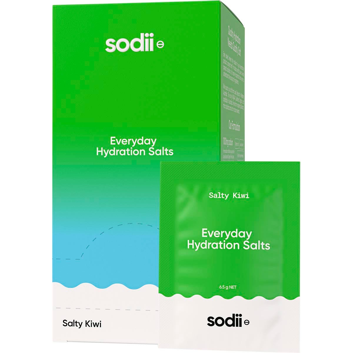 Sodii Everyday Hydration Salts Salty Kiwi 30pk - Cutprice Online