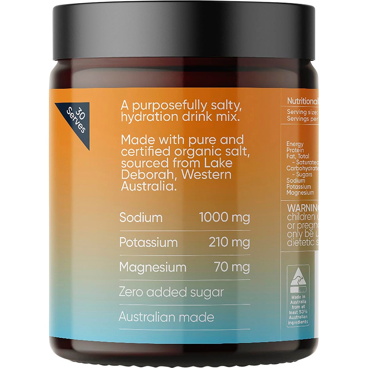 Sodii Everyday Hydration Salts Salty Mandarin 185g - Cutprice Online