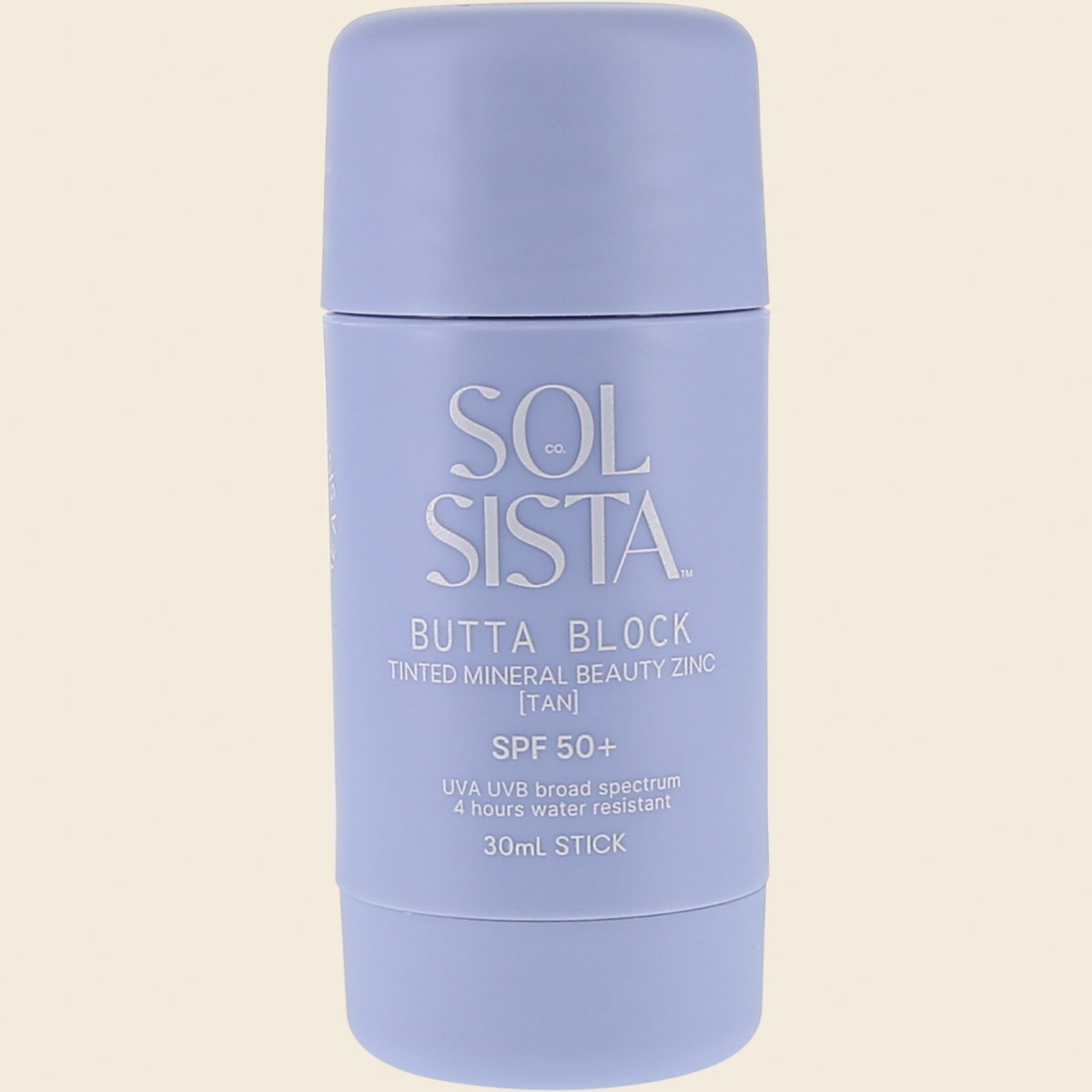 Sol Sista Collective Butta Block SPF50+ Tinted Mineral Beauty Zinc Tan 30ml
