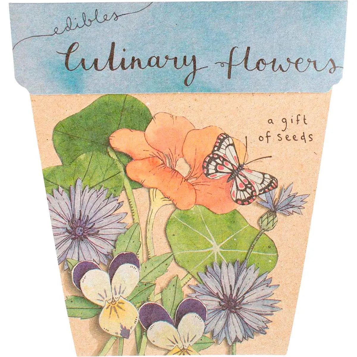SOW 'N SOW Gift Of Seeds Culinary Flowers 1 SOW 'N SOW