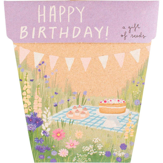 SOW 'N SOW Gift Of Seeds Happy Birthday - Picnic SOW 'N SOW