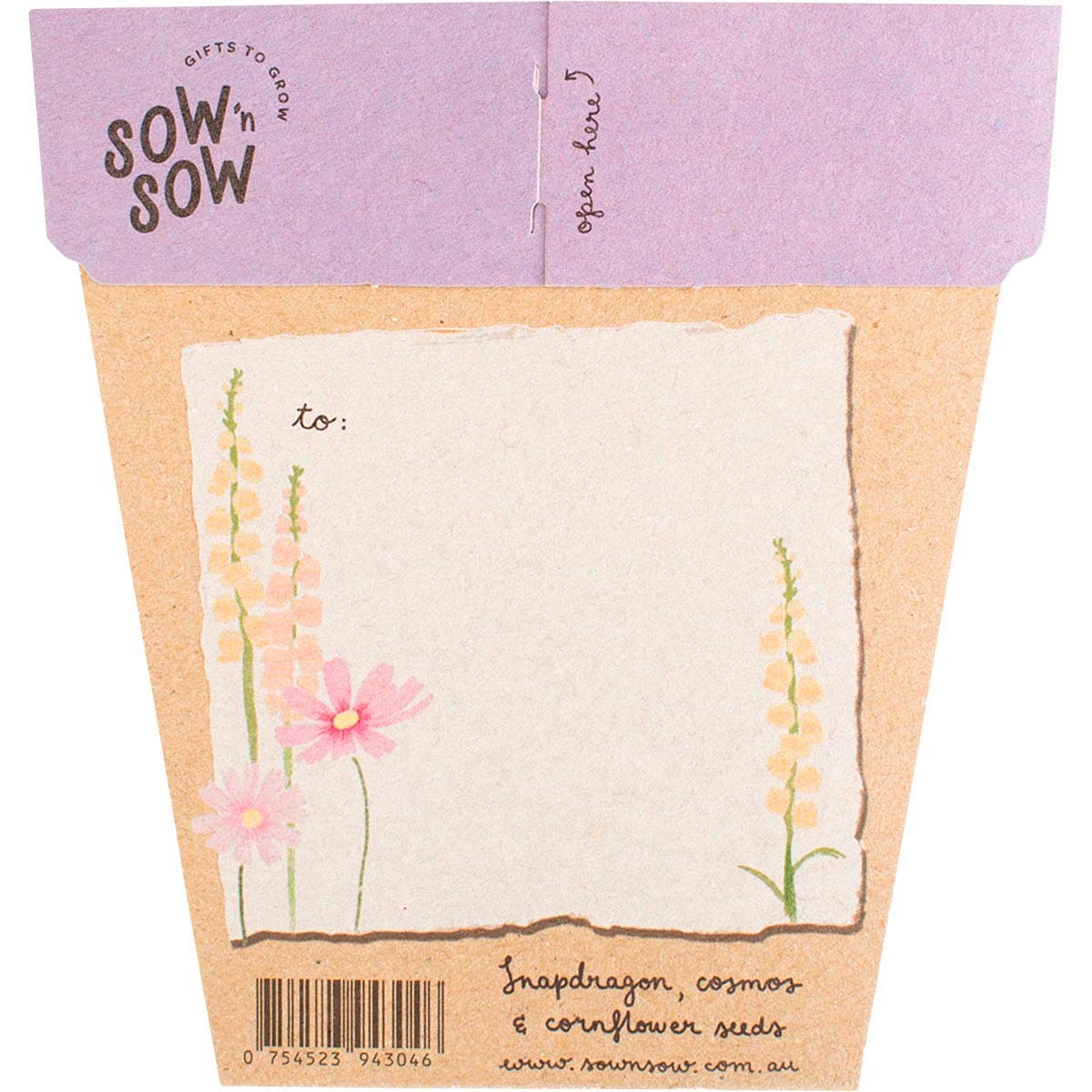 SOW 'N SOW Gift Of Seeds Happy Birthday - Picnic SOW 'N SOW