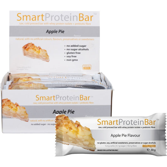 Smart Protein Bar Apple Pie Flavour Protein Bar 12x60g - Cutprice Online