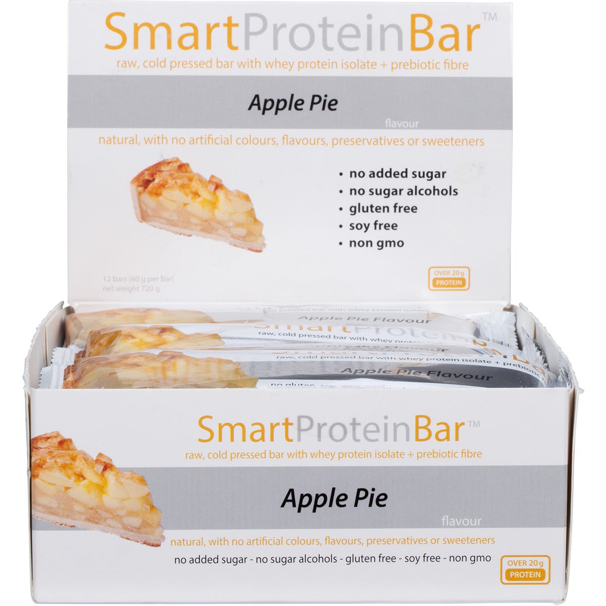Smart Protein Bar Apple Pie Flavour Protein Bar 12x60g - Cutprice Online