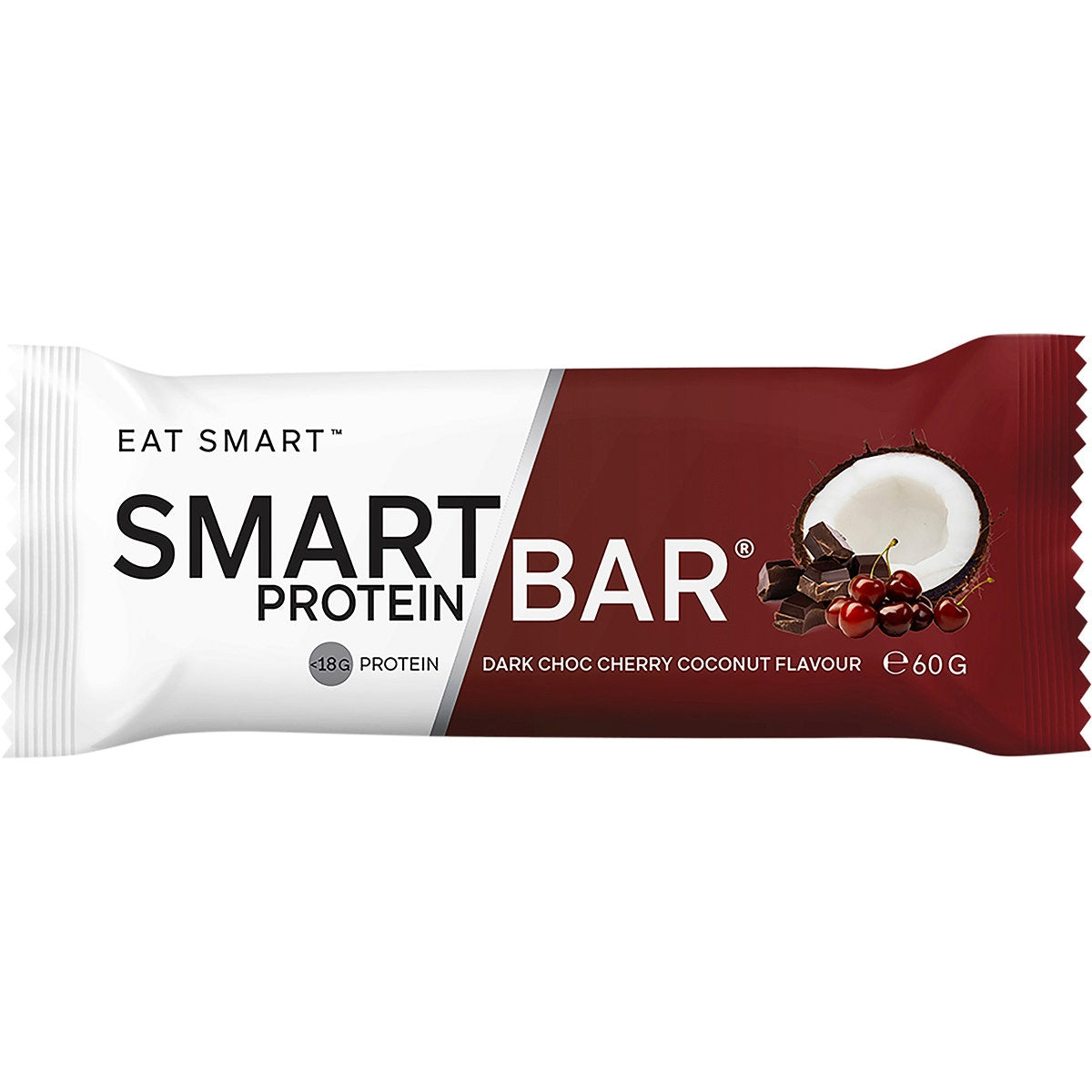 SMART PROTEIN BAR Dark Choc Cherry Coconut Protein Bar 12x60g - Cutprice Online