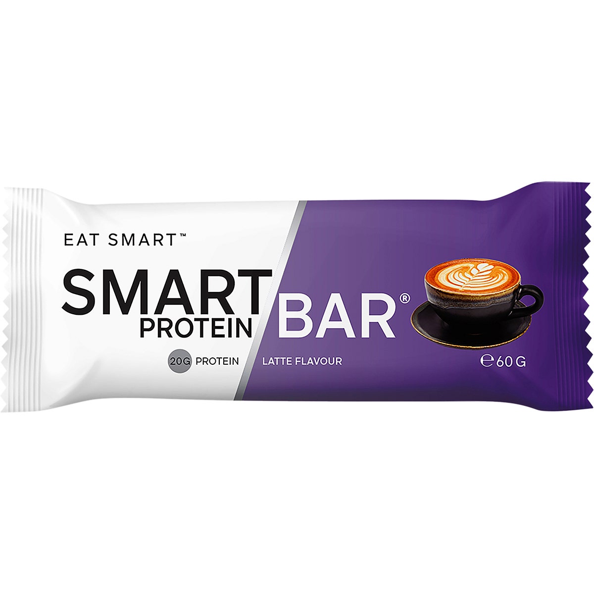 Smart Protein Bar Latte Flavour Protein Bar 12x60g - Cutprice Online