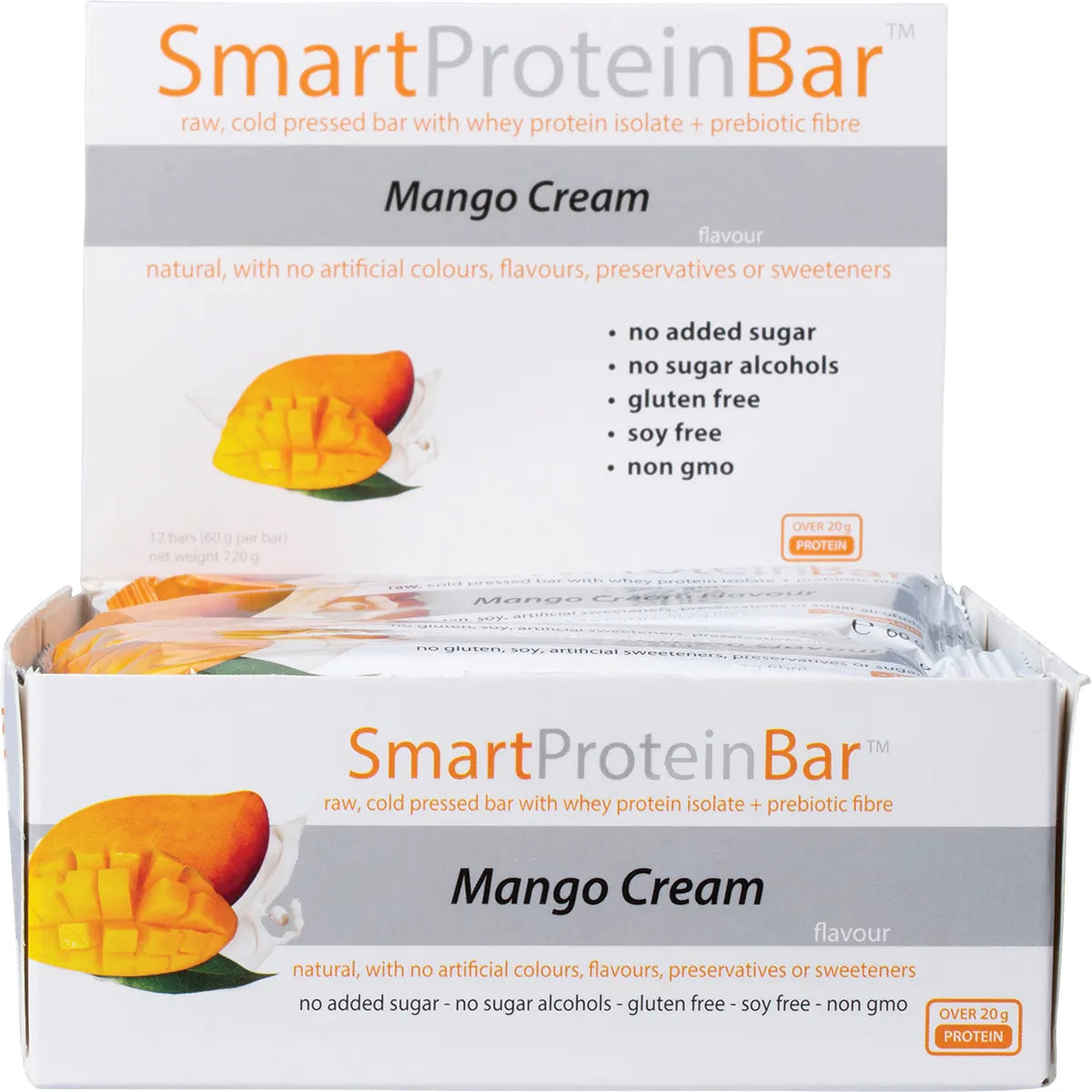 SMART PROTEIN BAR Mango Cream Protein Bar 12x60g - Cutprice Online