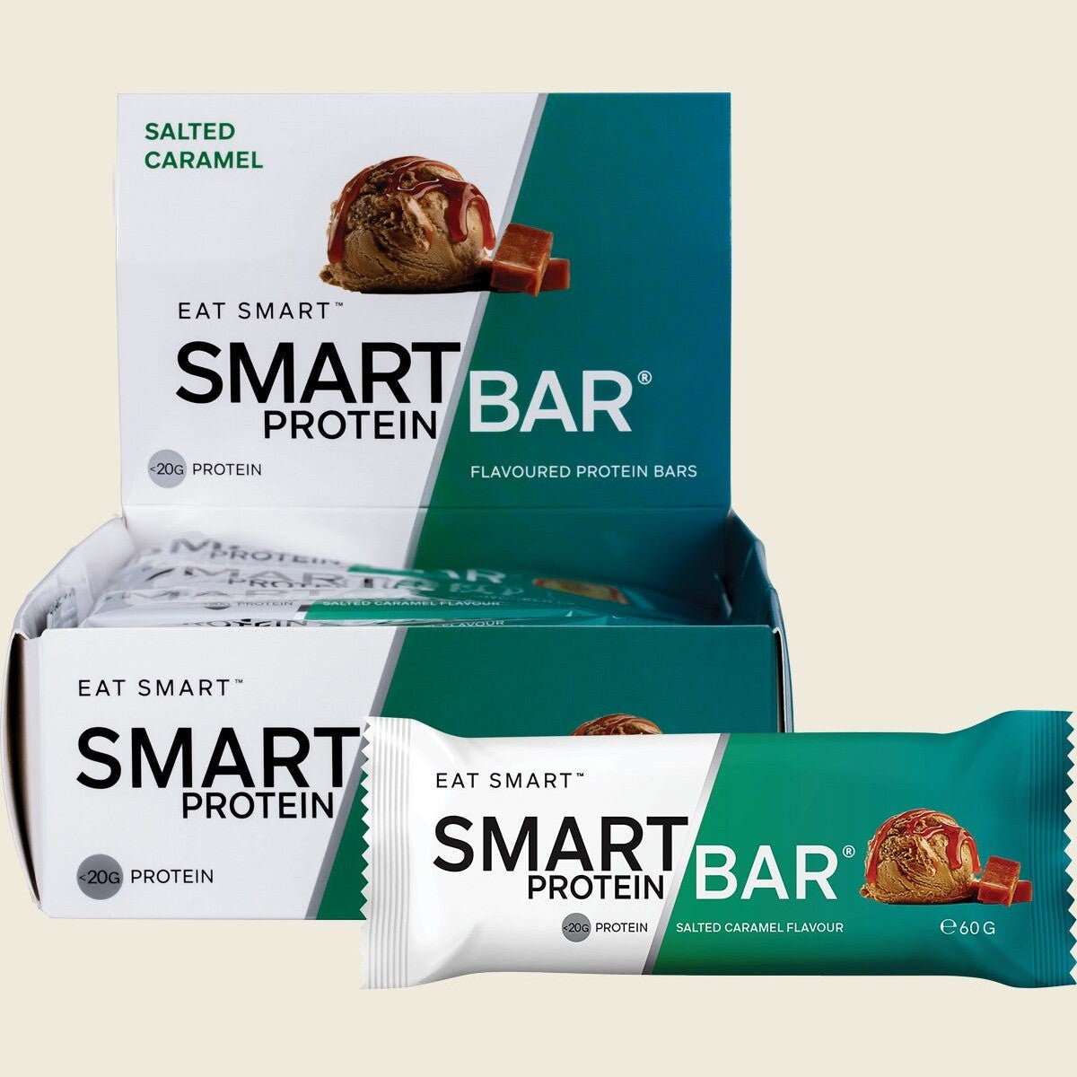 Smart Protein Bar Salted Caramel Protein Bar 60g x 12 Pack
