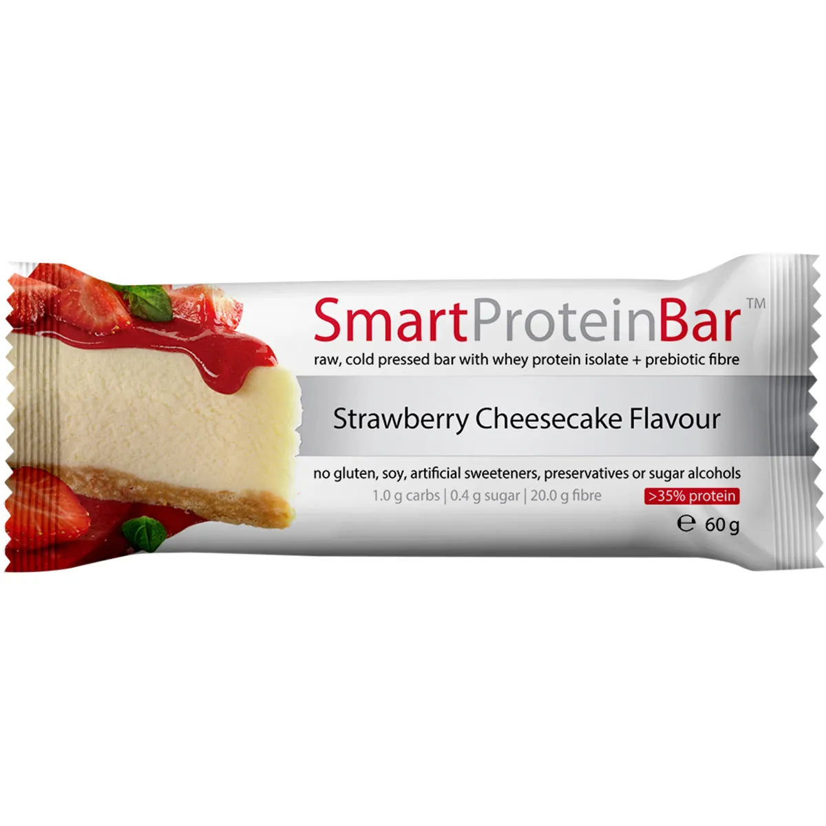 SMART PROTEIN BAR Strawberry Cheesecake Protein Bar 12x60g - Cutprice Online