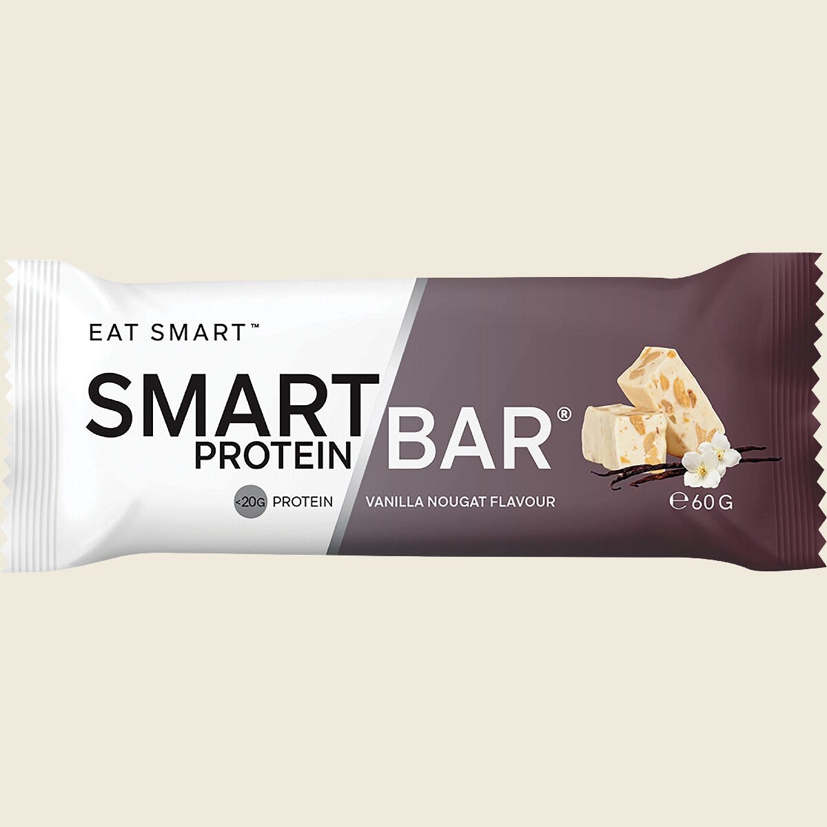 SMART PROTEIN BAR Vanilla Nougat Protein Bar 12x60g - Cutprice Online