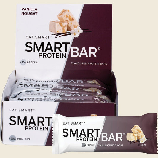 SMART PROTEIN BAR Vanilla Nougat Protein Bar 12x60g - Cutprice Online