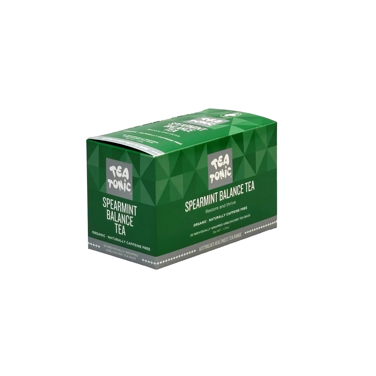 Tea Tonic Organic Spearmint Balance Tea - 20 Teabags